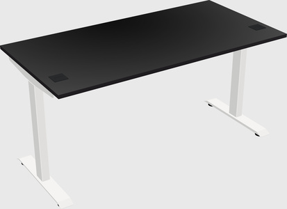 Single motor electric desk