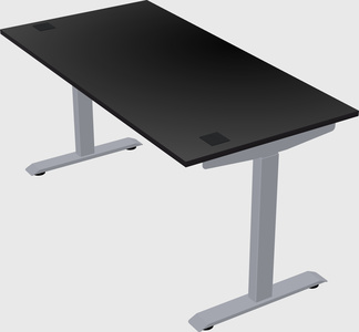 Single motor electric desk