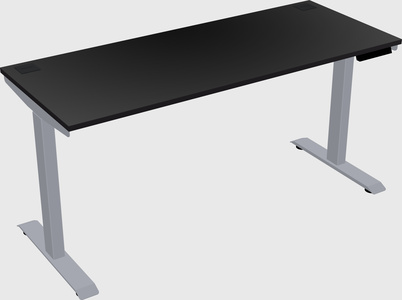 Single motor electric desk