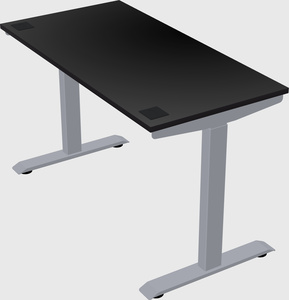 Single motor electric desk