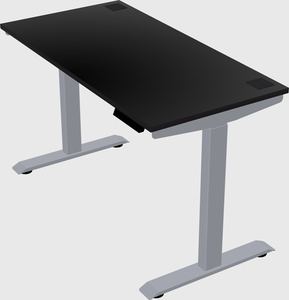 Single motor electric desk