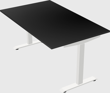 Single motor electric desk