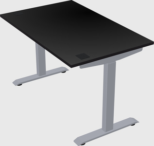 Single motor electric desk