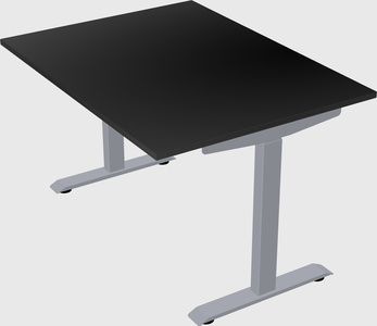 Single motor electric desk