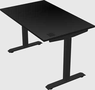 Single motor electric desk