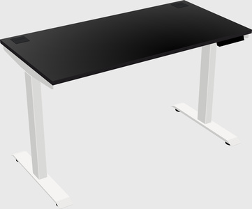 Single motor electric desk
