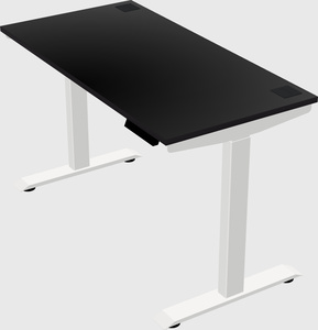 Single motor electric desk