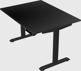 Single motor electric desk
