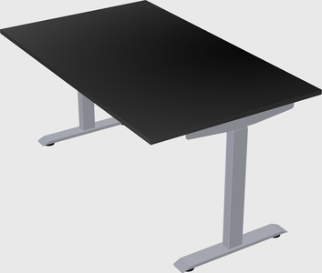Single motor electric desk