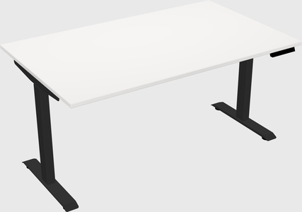 Single motor electric desk