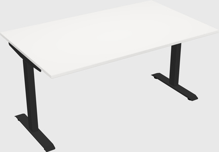 Single motor electric desk