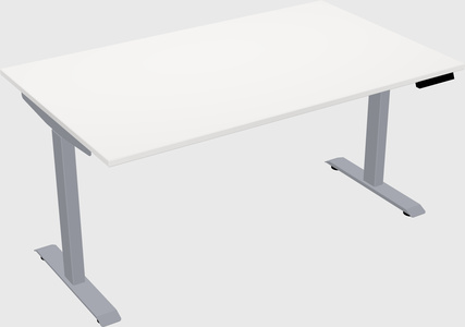 Single motor electric desk