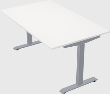 Single motor electric desk