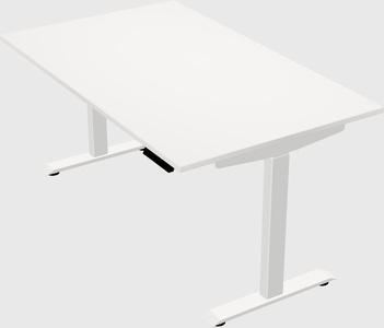 Single motor electric desk