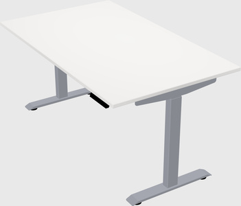 Single motor electric desk