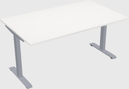 Single motor electric desk