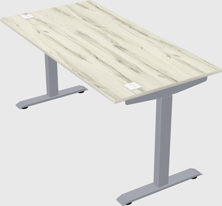 Single motor electric desk