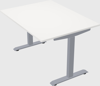 Single motor electric desk