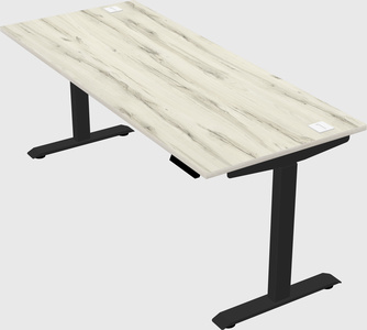 Single motor electric desk