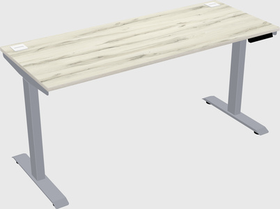 Single motor electric desk