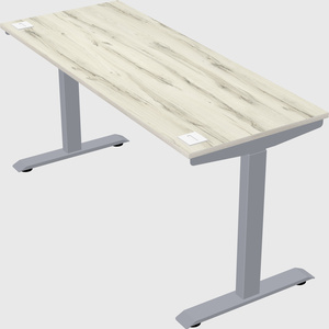 Single motor electric desk