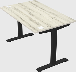 Single motor electric desk