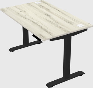 Single motor electric desk