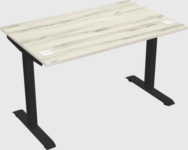 Single motor electric desk