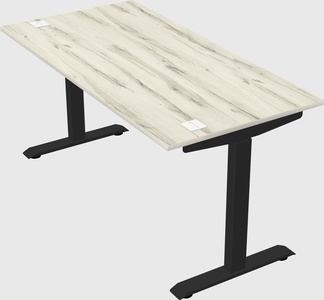Single motor electric desk
