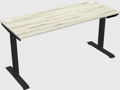 Single motor electric desk