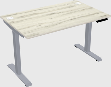 Single motor electric desk