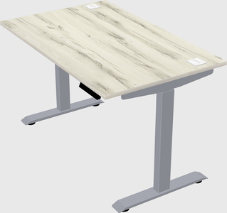 Single motor electric desk