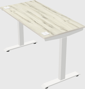 Single motor electric desk