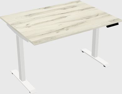 Single motor electric desk