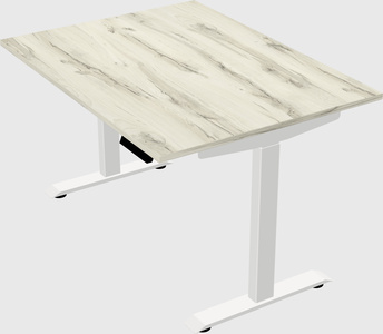 Single motor electric desk