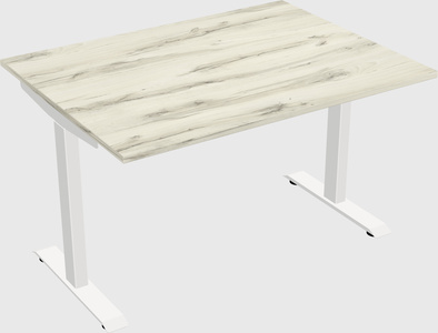 Single motor electric desk