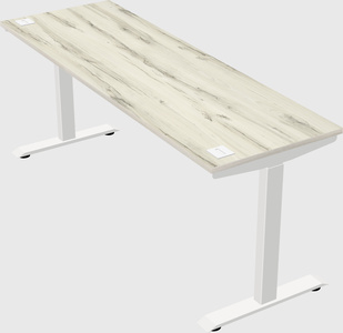 Single motor electric desk