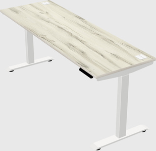 Single motor electric desk
