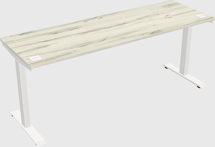 Single motor electric desk