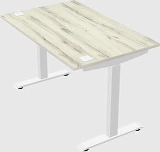 Single motor electric desk