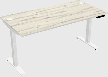 Single motor electric desk