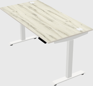 Single motor electric desk