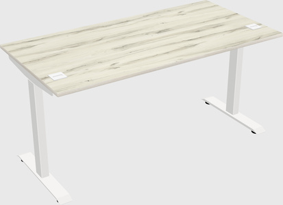 Single motor electric desk