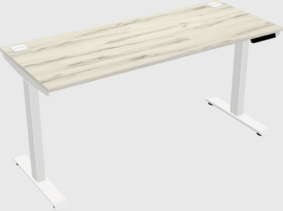 Single motor electric desk