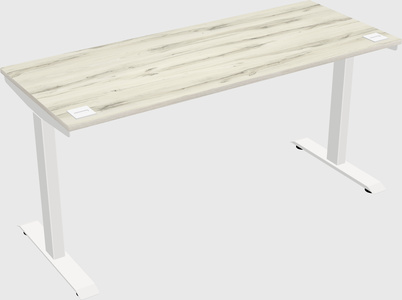 Single motor electric desk