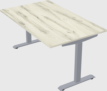 Single motor electric desk