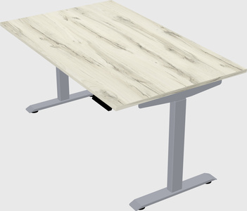 Single motor electric desk