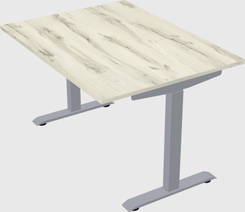 Single motor electric desk