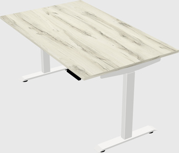 Single motor electric desk