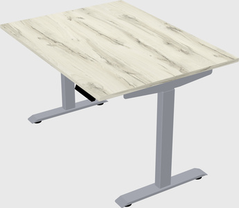 Single motor electric desk